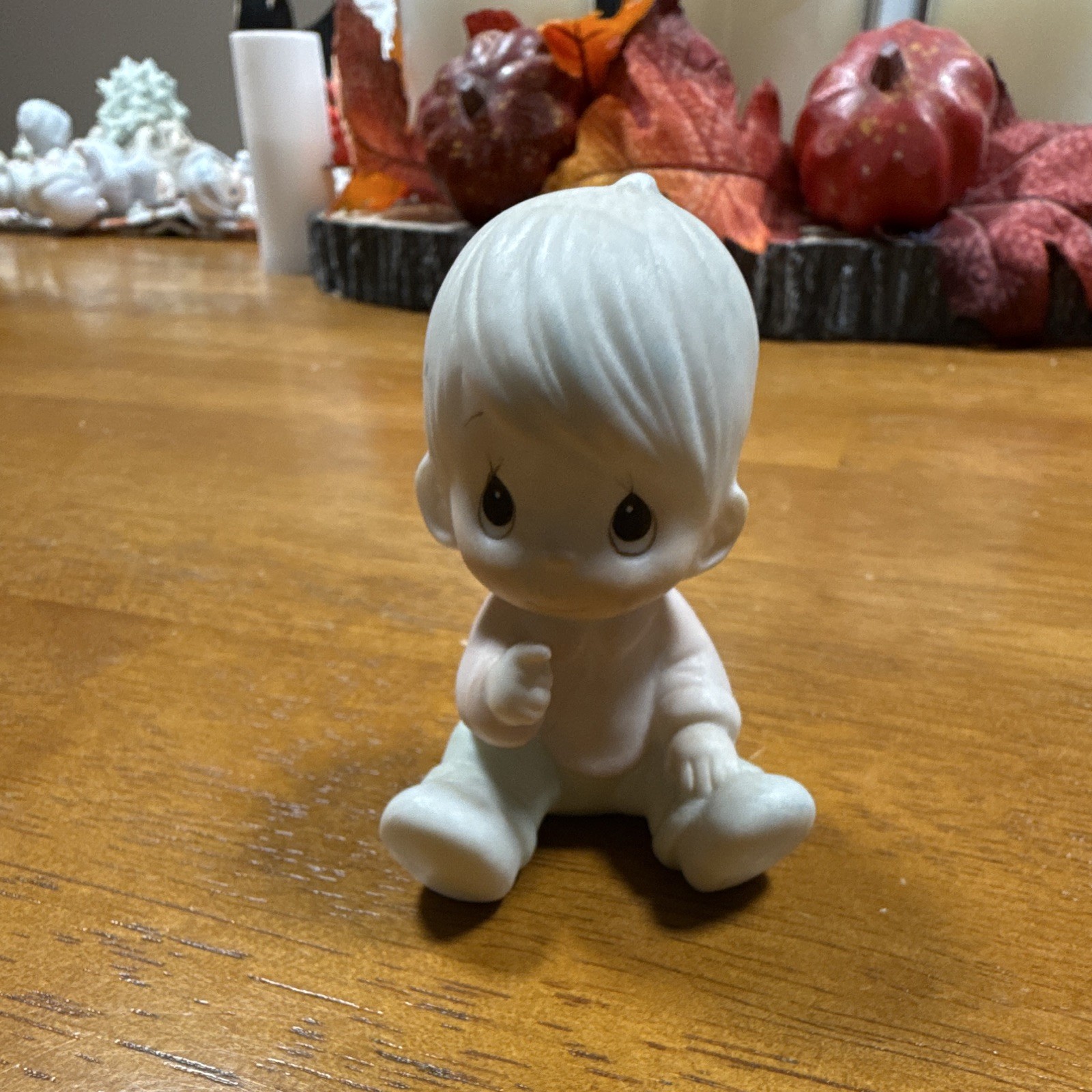 1985 Enesco Samuel J Butcher Seated Boy Figurine #15792 No Box