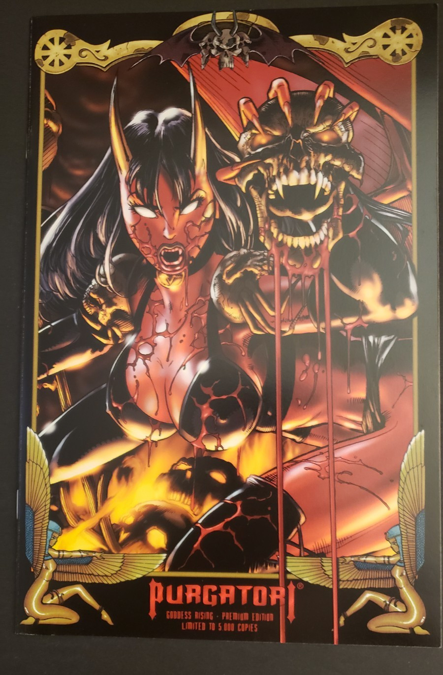 Purgatori Goddess Rising #1 Premium Edition 1999  Ltd 5000 Chaos Comics NM+