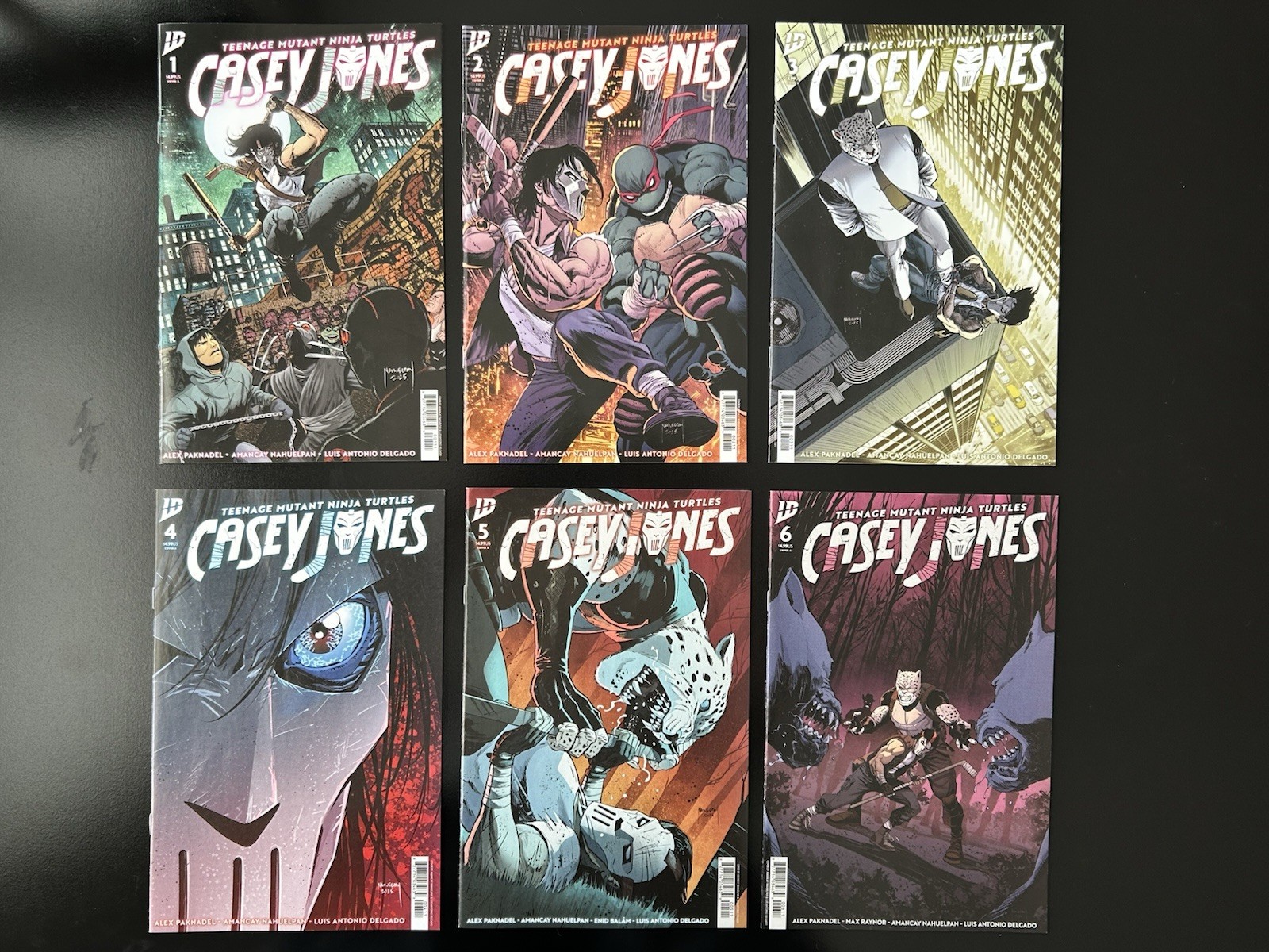 IDW Teenage Mutant Ninja Turtles Casey Jones 1 2 3 4 5 Complete 2025