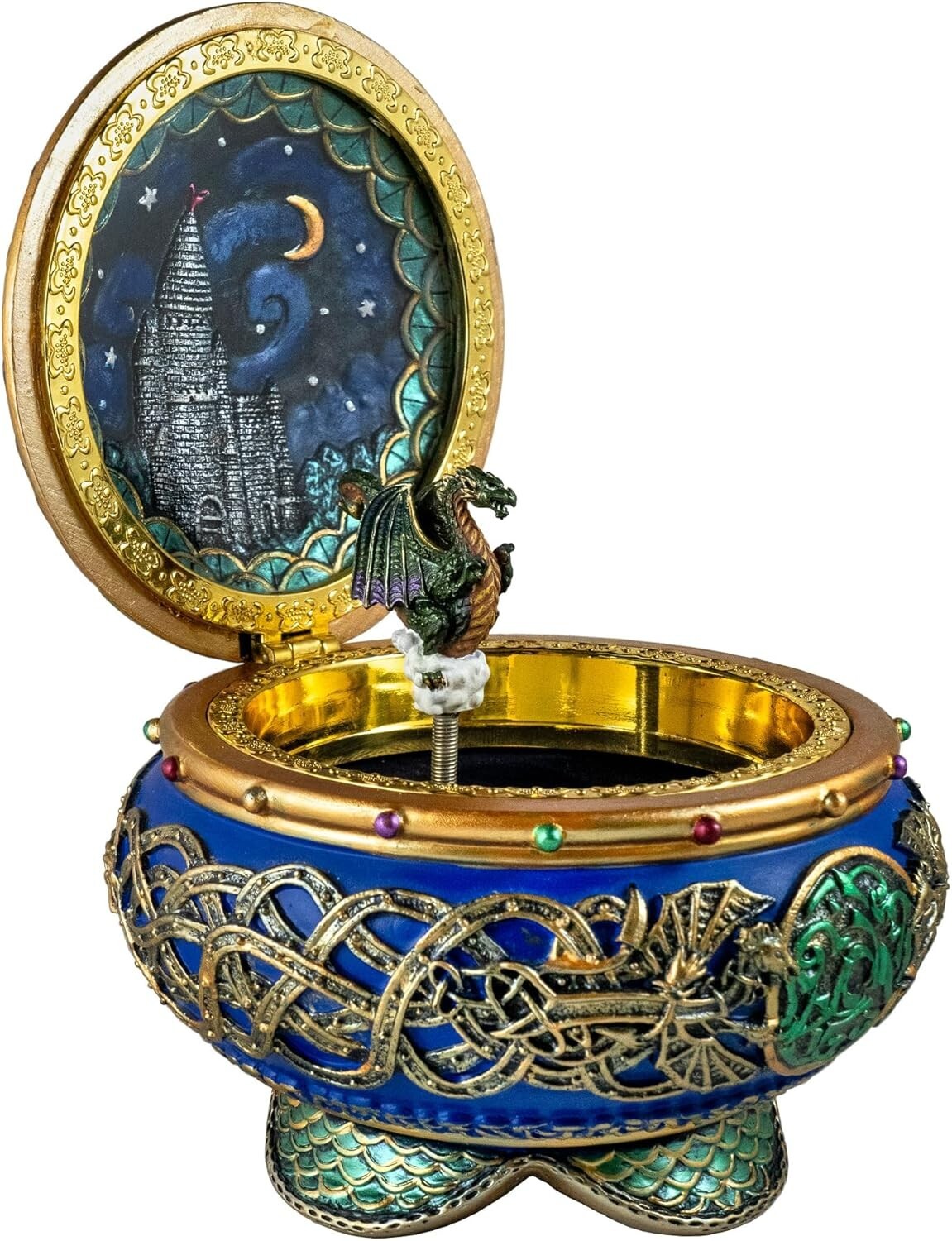 Dragon Hinged Musical Trinket Box by The San Francisco Music Box Dragon Hinged Musical Trinket Box by The San Francisco Music Box