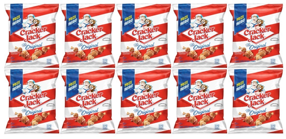 The Original Cracker Jack 3 1/8oz each 10pk each box /Total 4 box (40pk total)