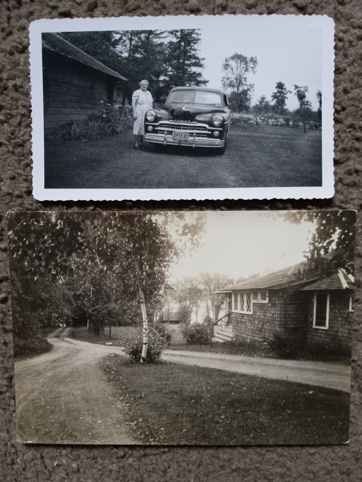 TWO Lake Champlain Cottage Essex New York Vintage Photos