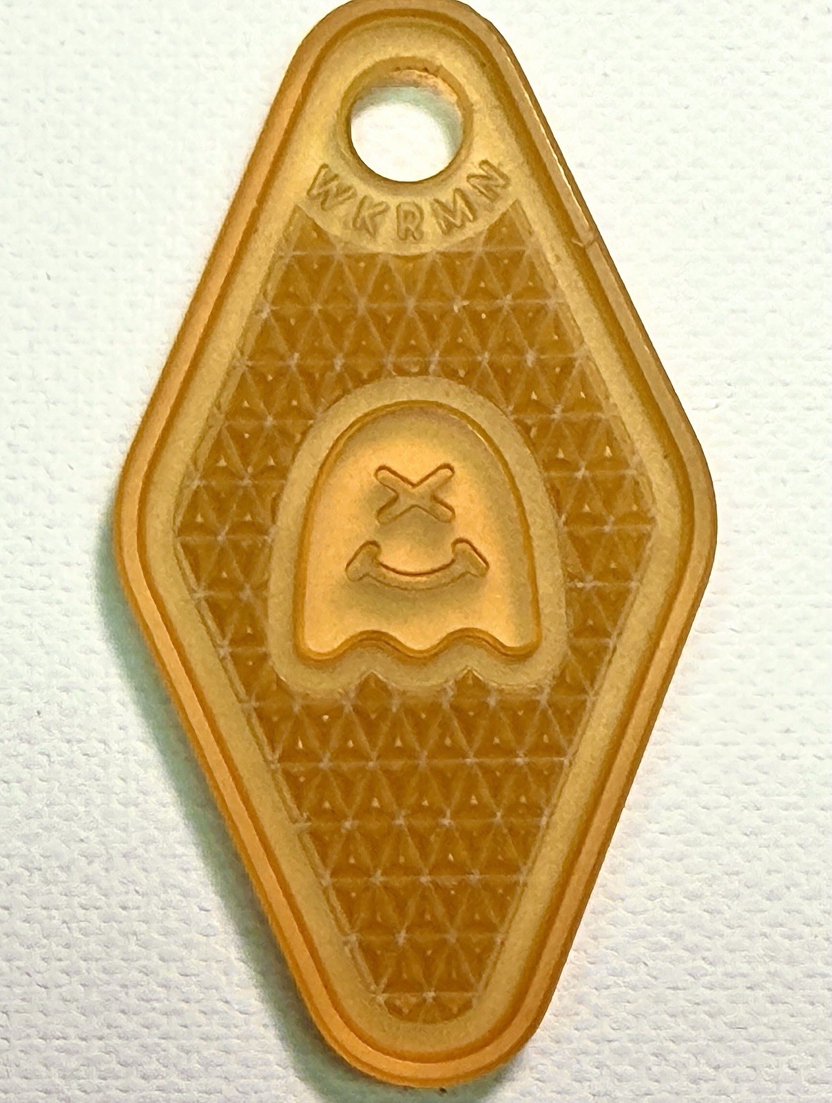 WKRMN Ghost Ultem Key Fob Zipper Pull OG Design