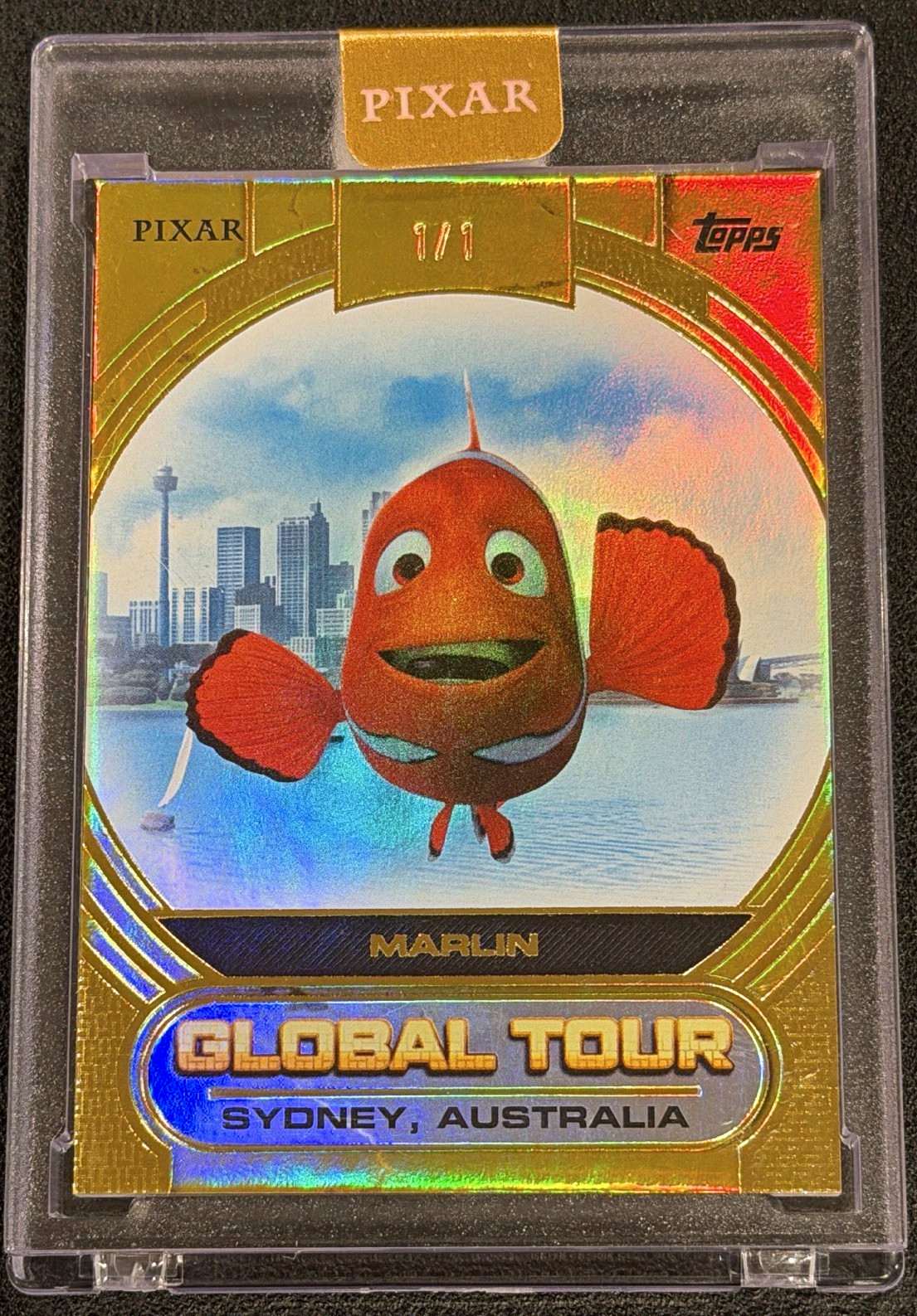 2025 Topps Disney Pixar Finding Nemo Marlin Global Tour 1/1