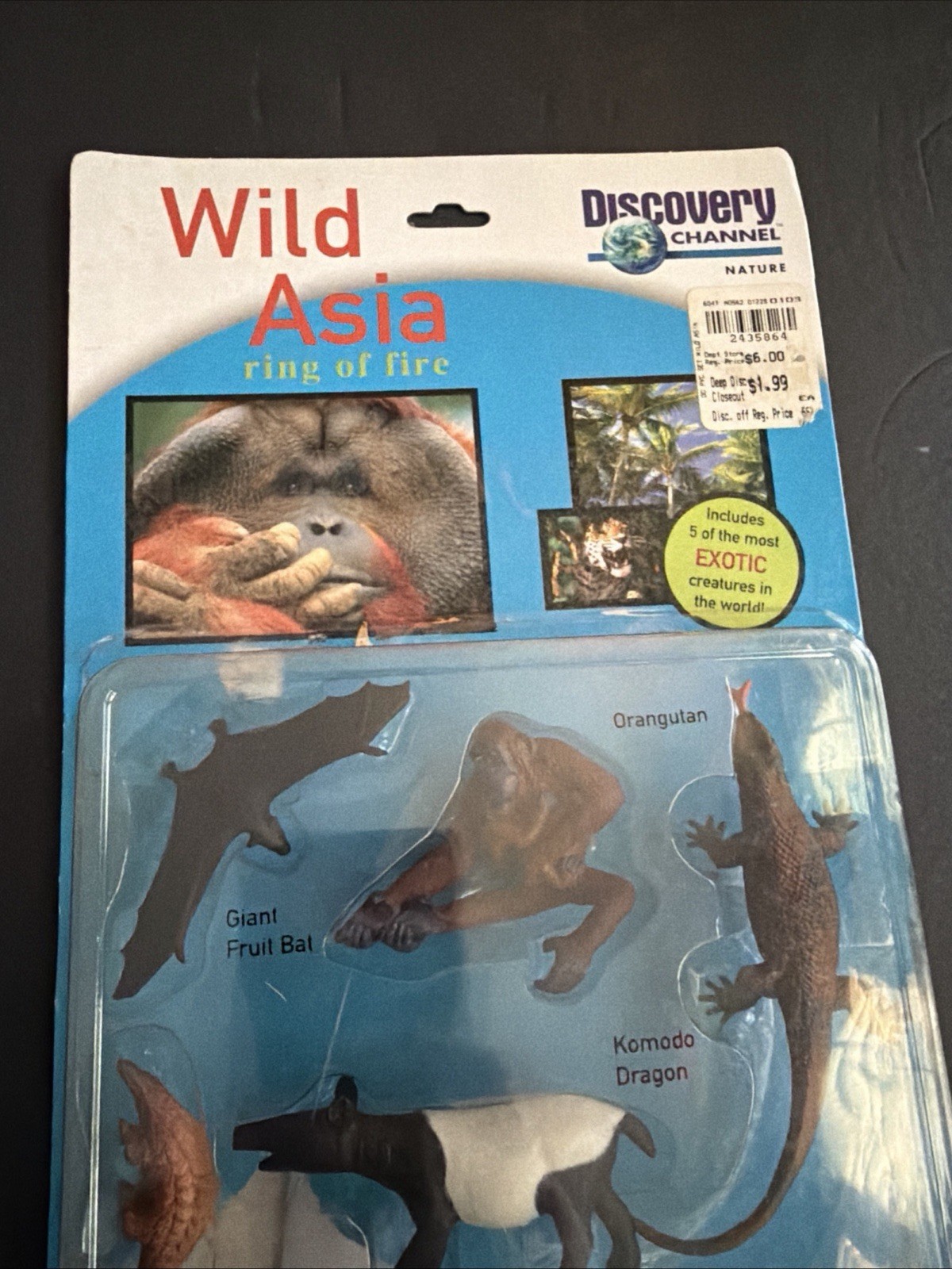 Vintage Discover Channel Wild Asia Animal Set - Rare
