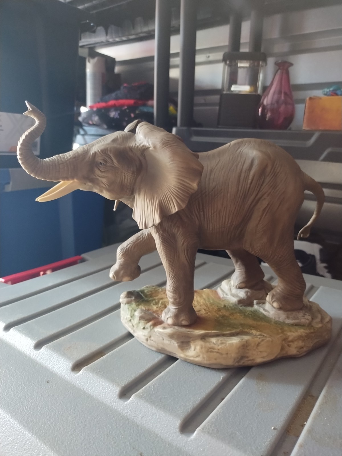 Vintage Boehm 200-44 Baby African Elephant Porcelain Figurine
