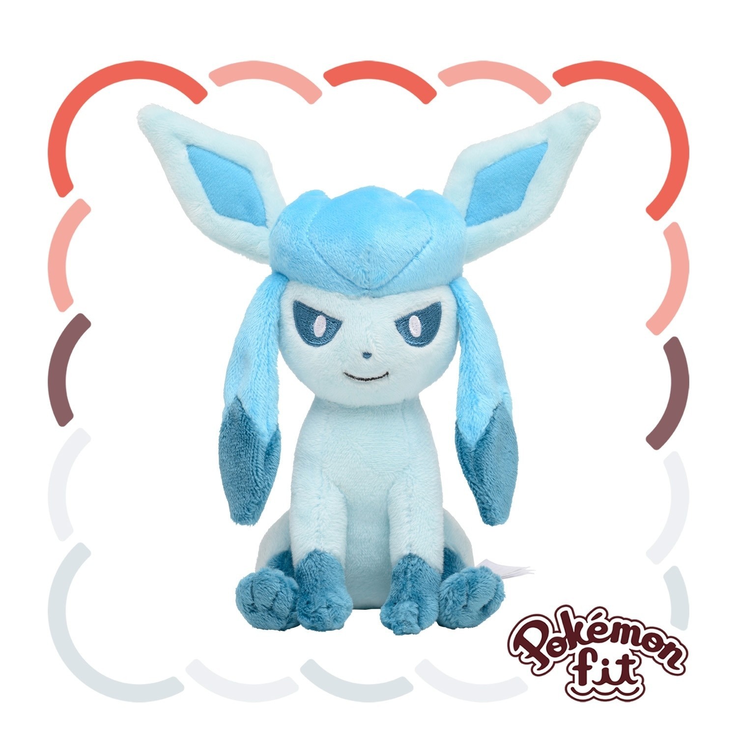 Pokémon Glaceon Fit Plush 471 Pokemon Center Official Japan