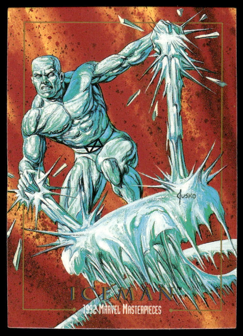 1992 SkyBox Marvel Masterpieces #40 Iceman 39227