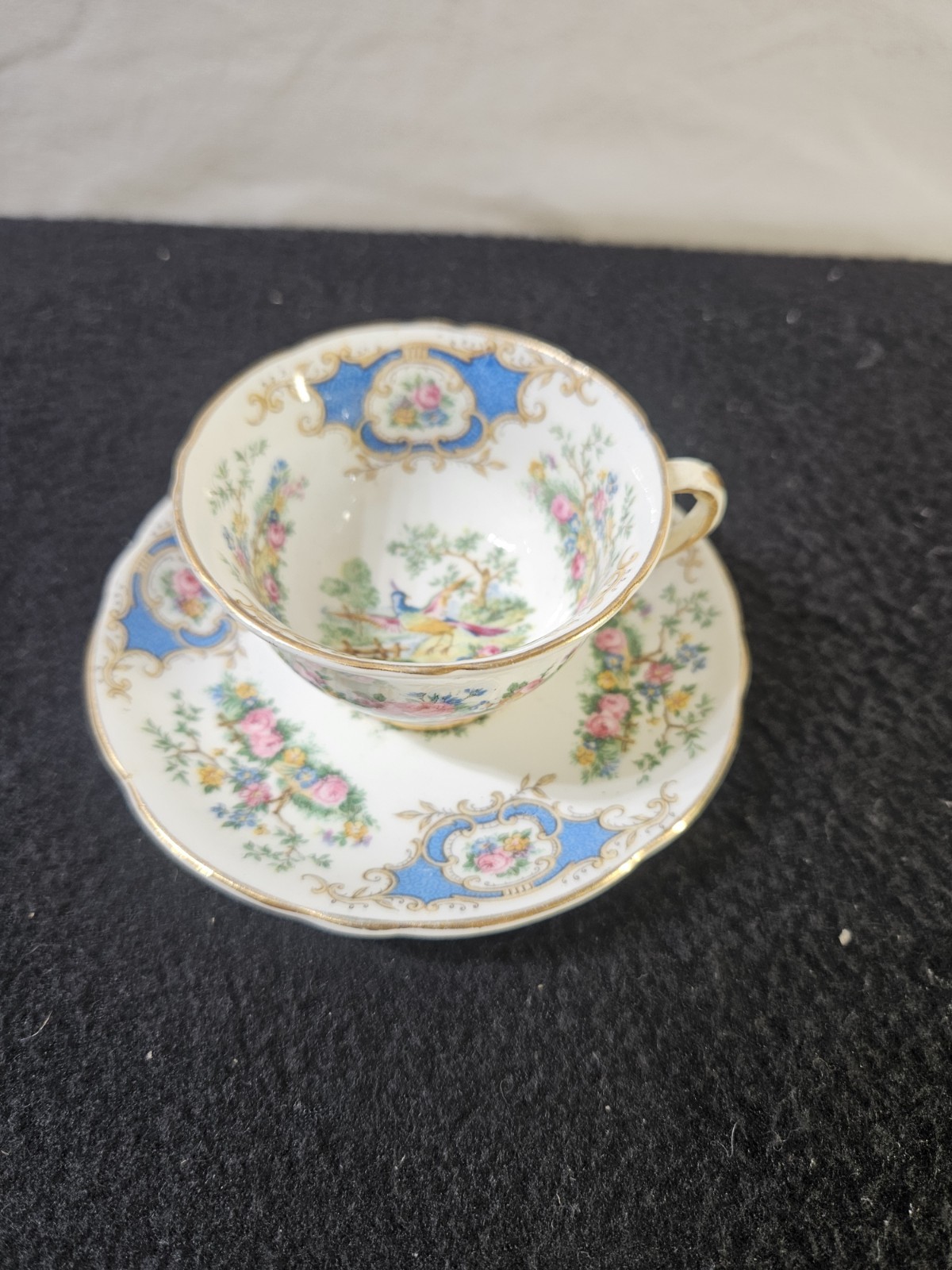 Blue Broadway EB Foley China Cup and Saucer Set