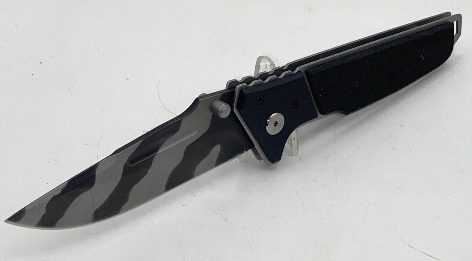 Frost Cutlery Tiger Stripe 3.75”  Straight Blade Heavy Duty EDC Frame Lock 9.25”