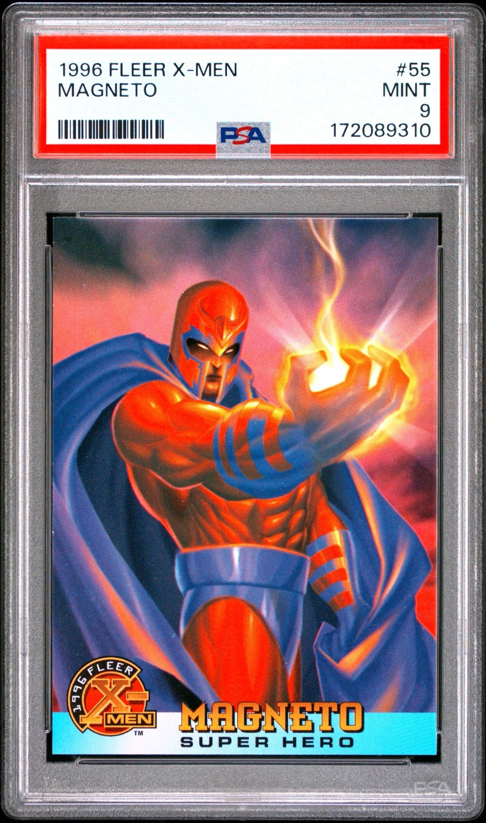 1996 Fleer X-Men #55 Magneto PSA 9 MINT
