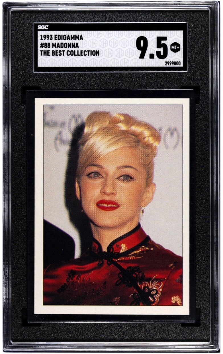 1993 Madonna Trading Card Edigamma Best Collection SGC 9.5 Pop 1 Highest