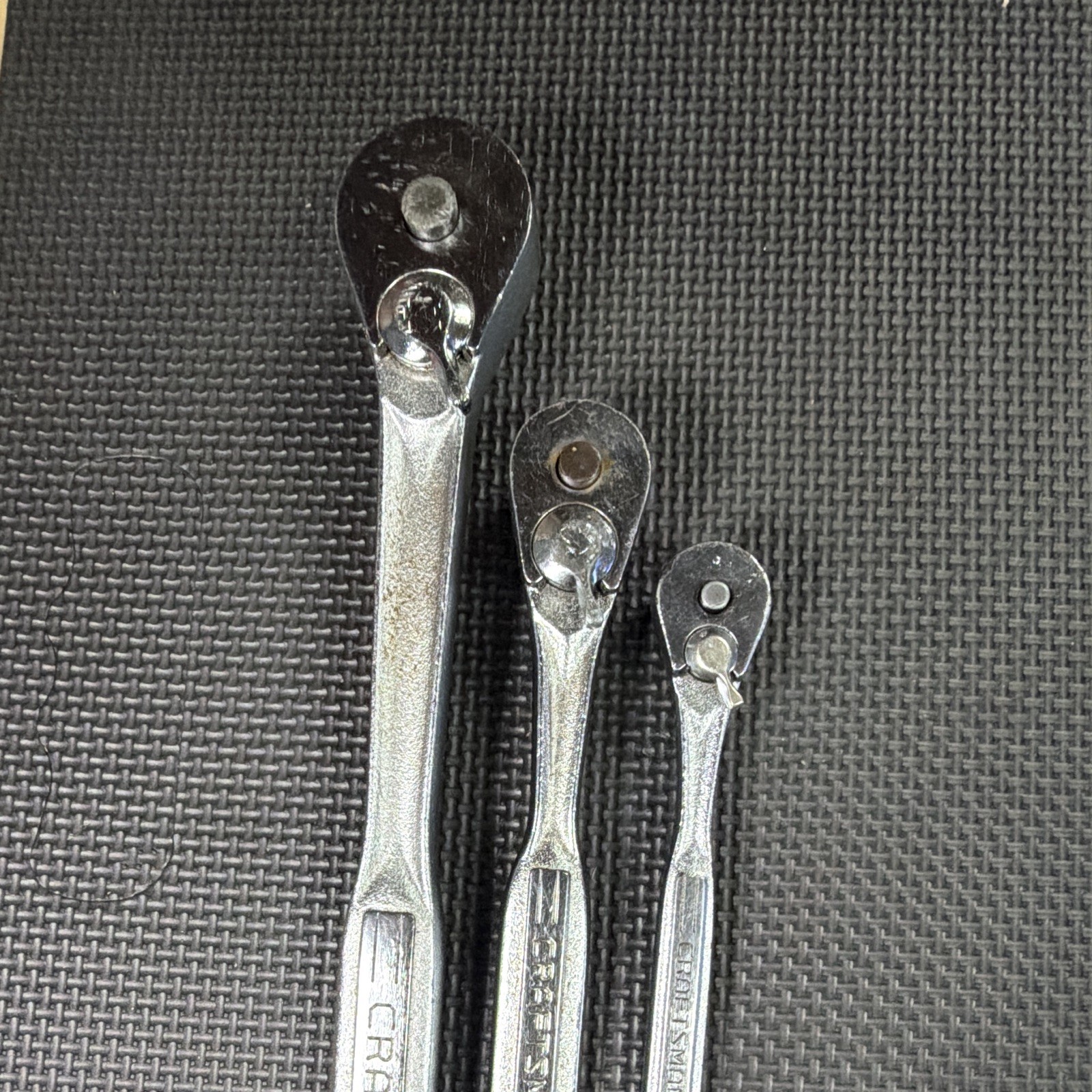Craftsman #Vintage Ratchet Set 1/4, 3/8, 1/2 - Forged In USA - 43186 43785 44985