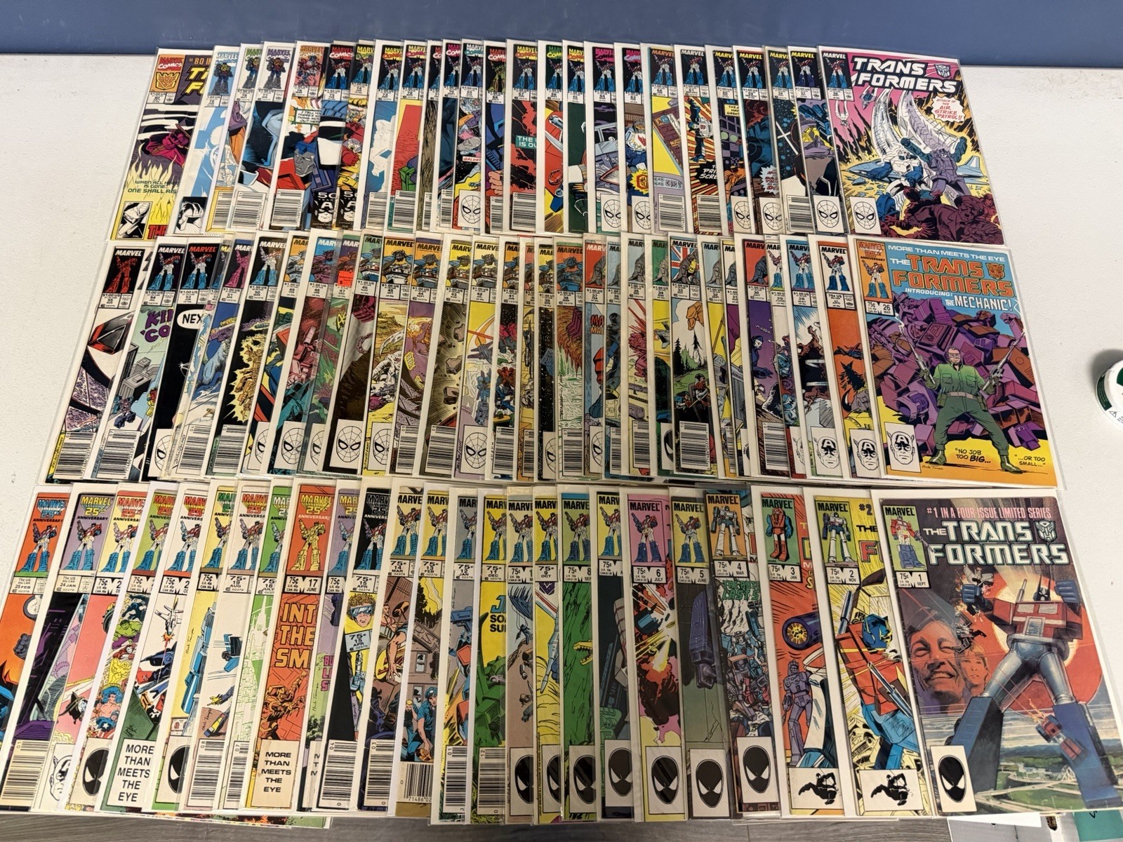 Transformers #1-80 1984 Marvel Comics Complete Full Run Lot Set 1st Print