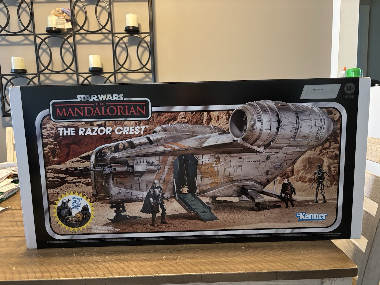 2022 The Vintage Collection Mandalorian Razor Crest Toy Ship. (READ DESCRIPTION)
