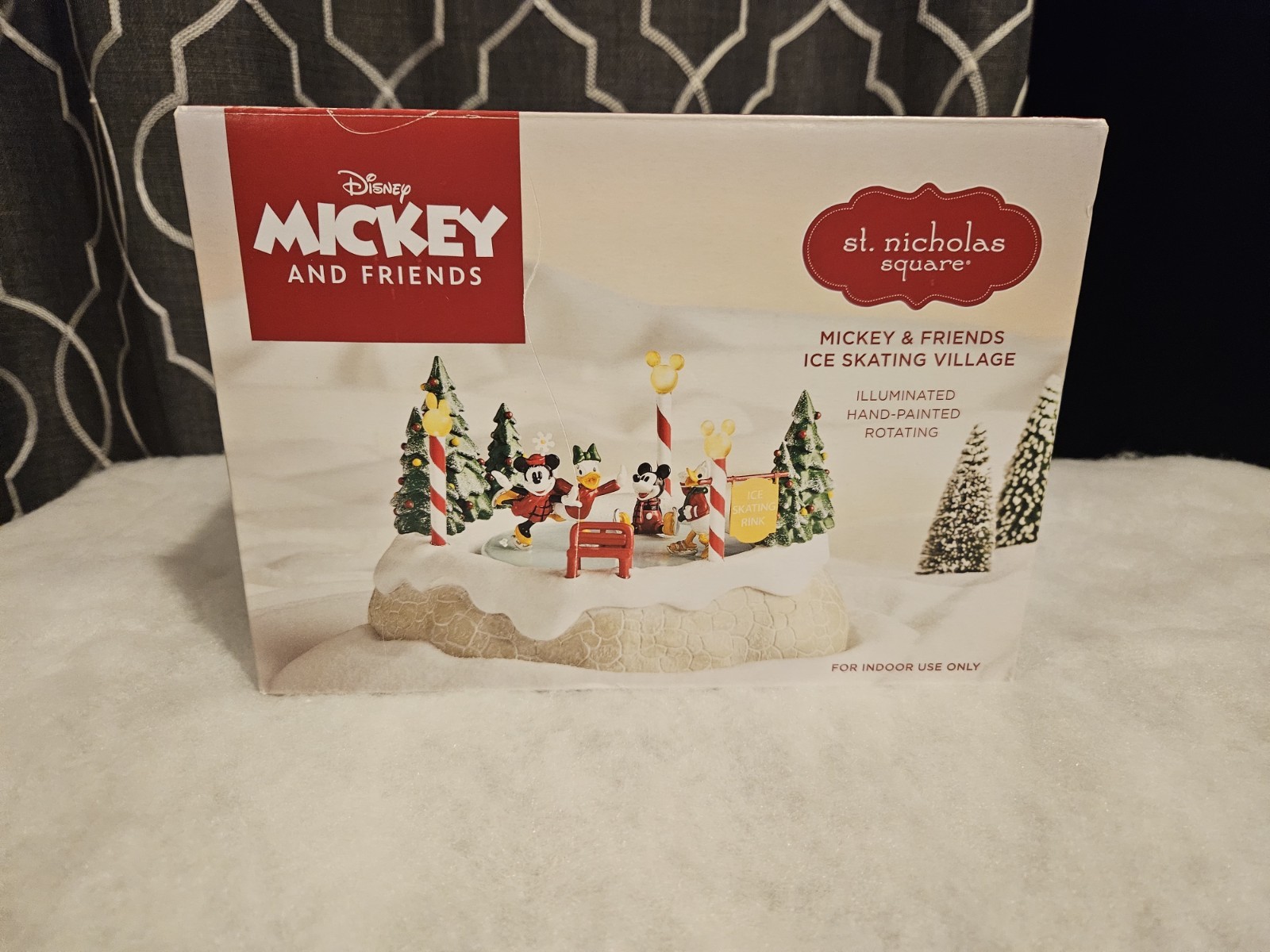St Nicholas Square Disney Christmas Village Mickey & Friends Ice Skating Rink