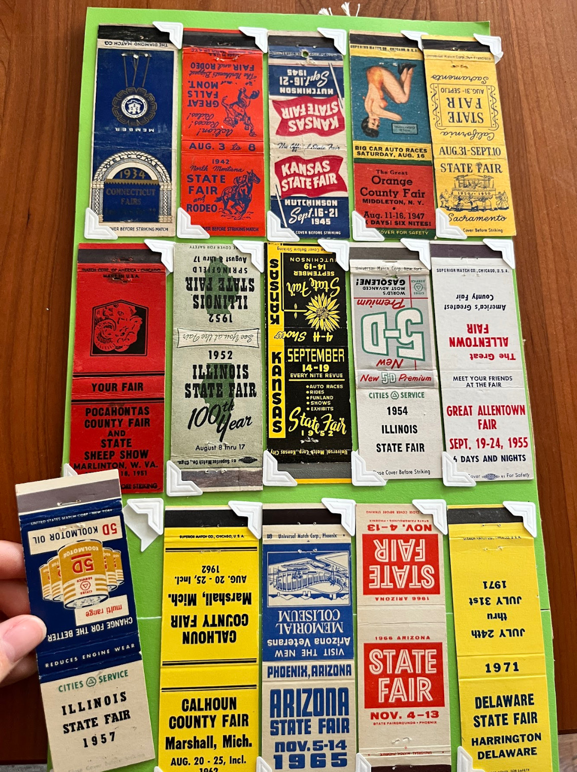 FREE SHIP Assorted Matchbooks (1930s-80s) Lot of 15