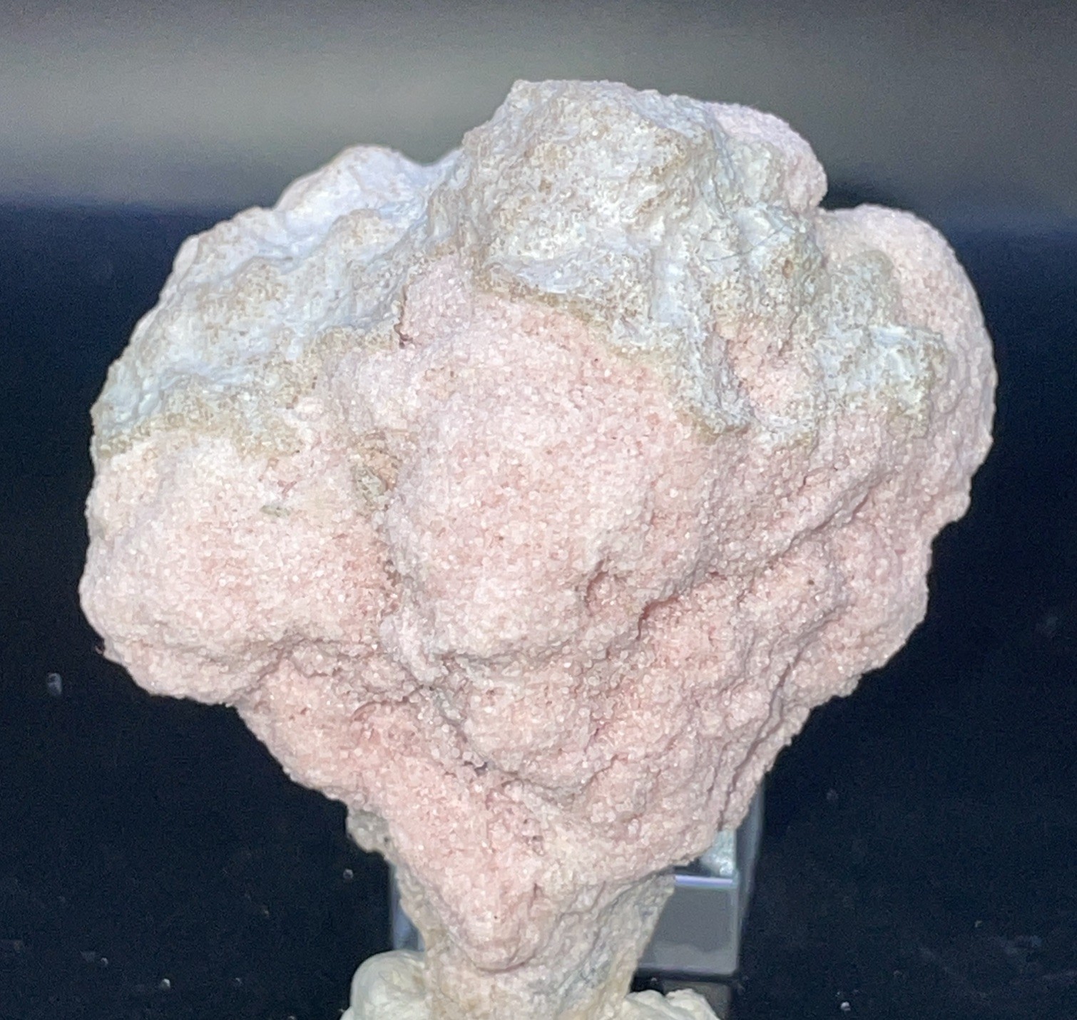 AMAZING  UNIQUE CRYSTAL GROWTH RHODOCHROSITE  LARGE MINIATURE UCHUCCHACUA, PERU
