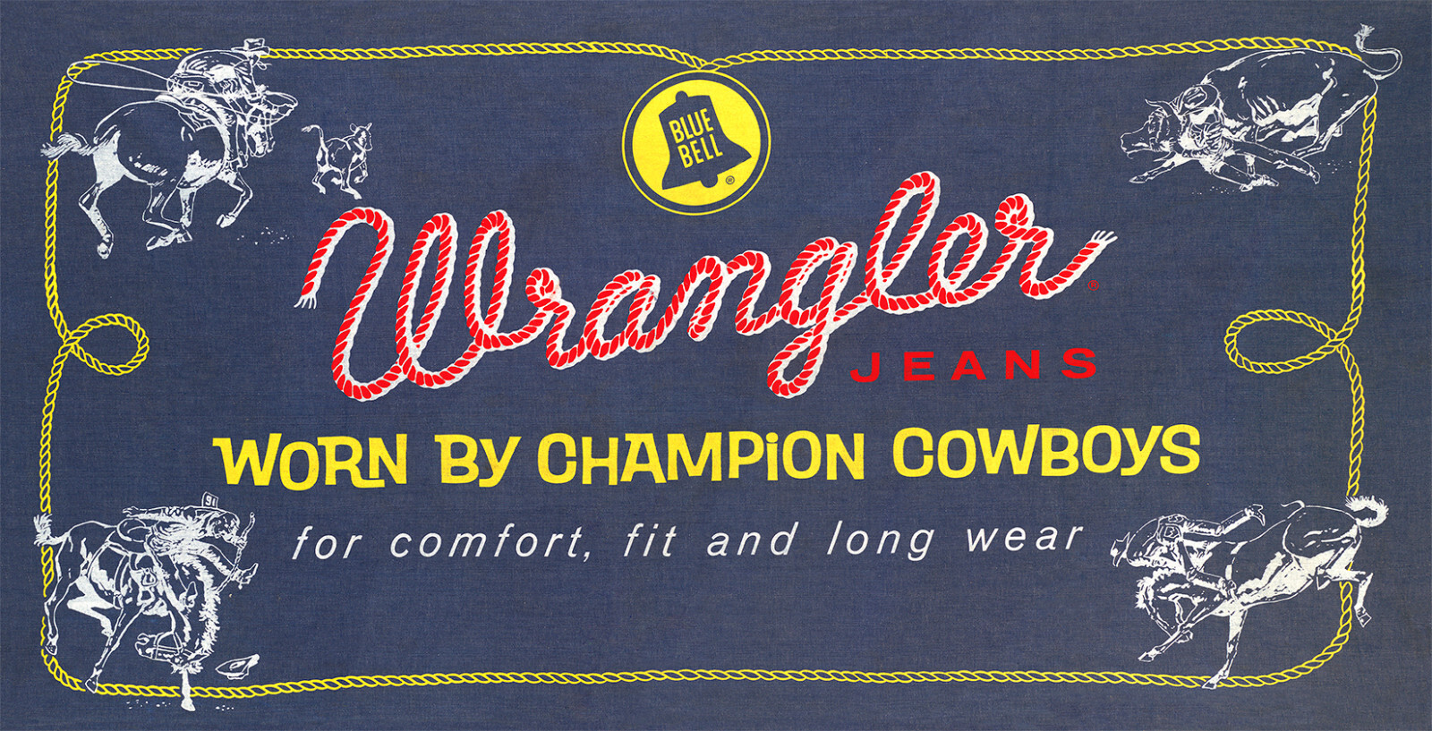 WRANGLER JEANS ADVERTISING SIGN