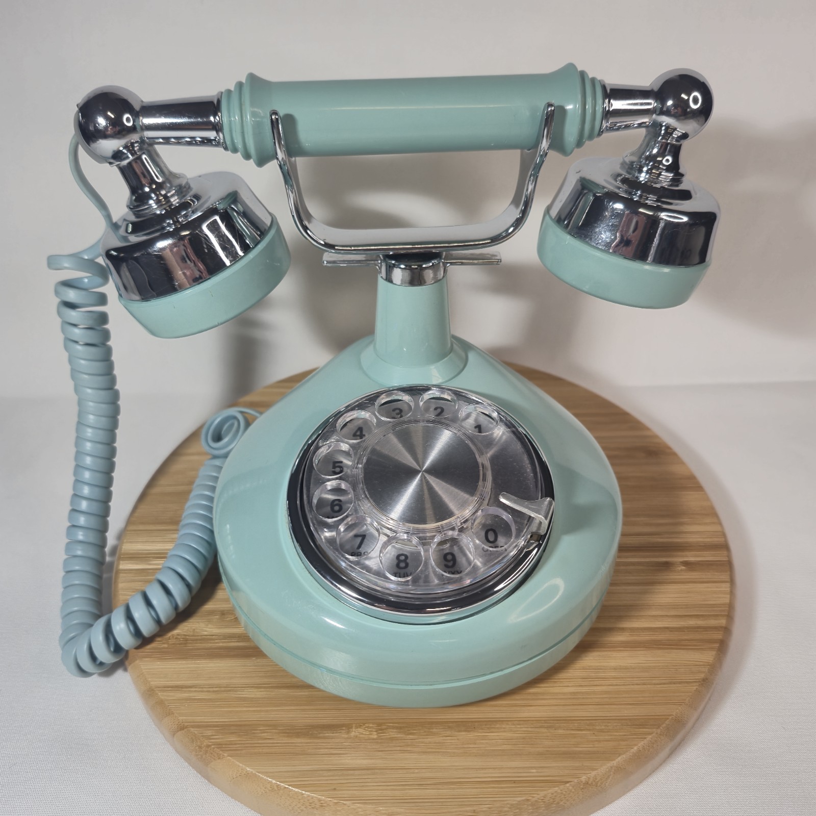 Vintage Western Electric French Princess Rotary Telephone Seafoam Tiffany Blue