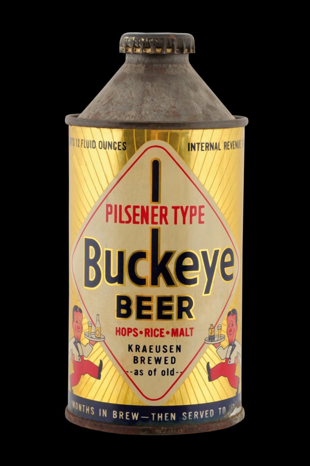 Buckeye Pilsener Beer of Toledo OhiO DIECUT Sign 36