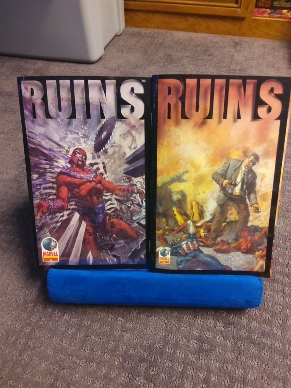 RUINS #1 And #2 Warren Ellis Marvel 1995 Acetate Cover MAGNETO 