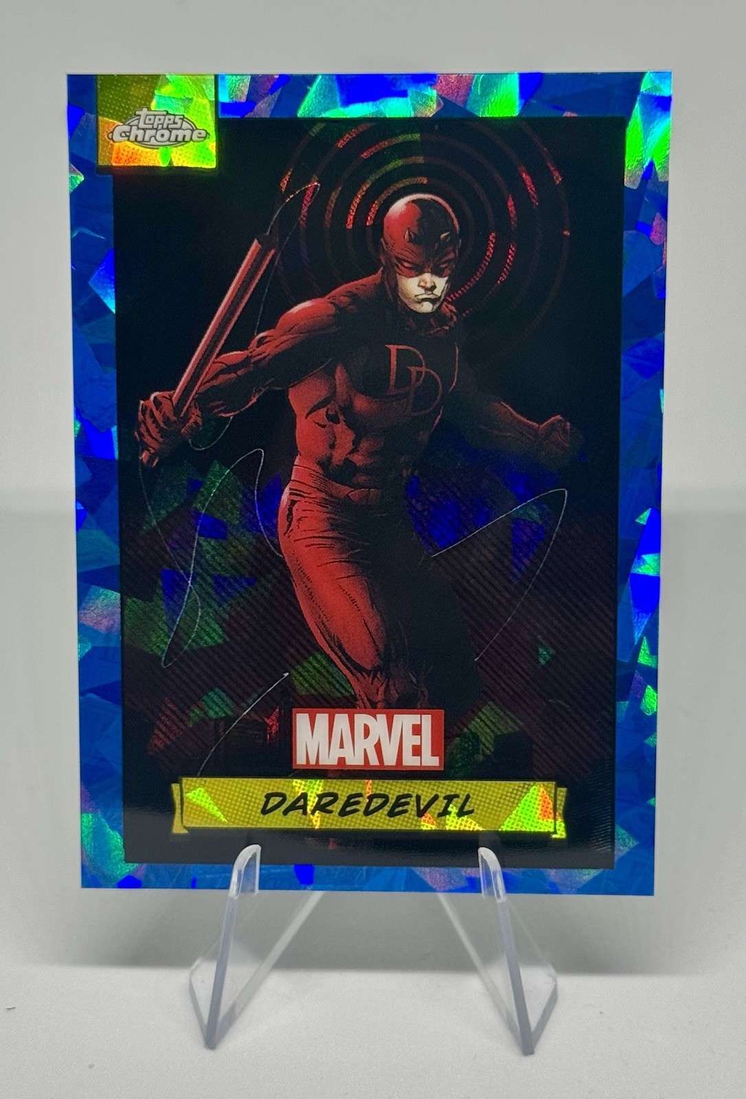 2024 Topps Chrome Marvel Sapphire #30 Daredevil