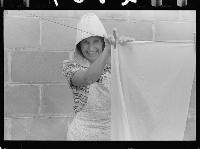 Photo:Wabash Farms Indiana Mrs Lester Barnes 1938 Resettled Farmer\'s Wife