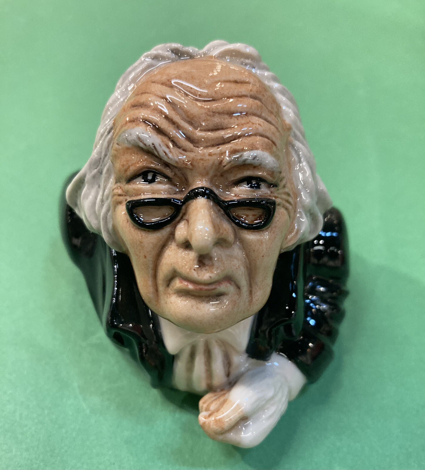 Kevin Francis Face Pots- Ebenezer Scrooge, Black Edition