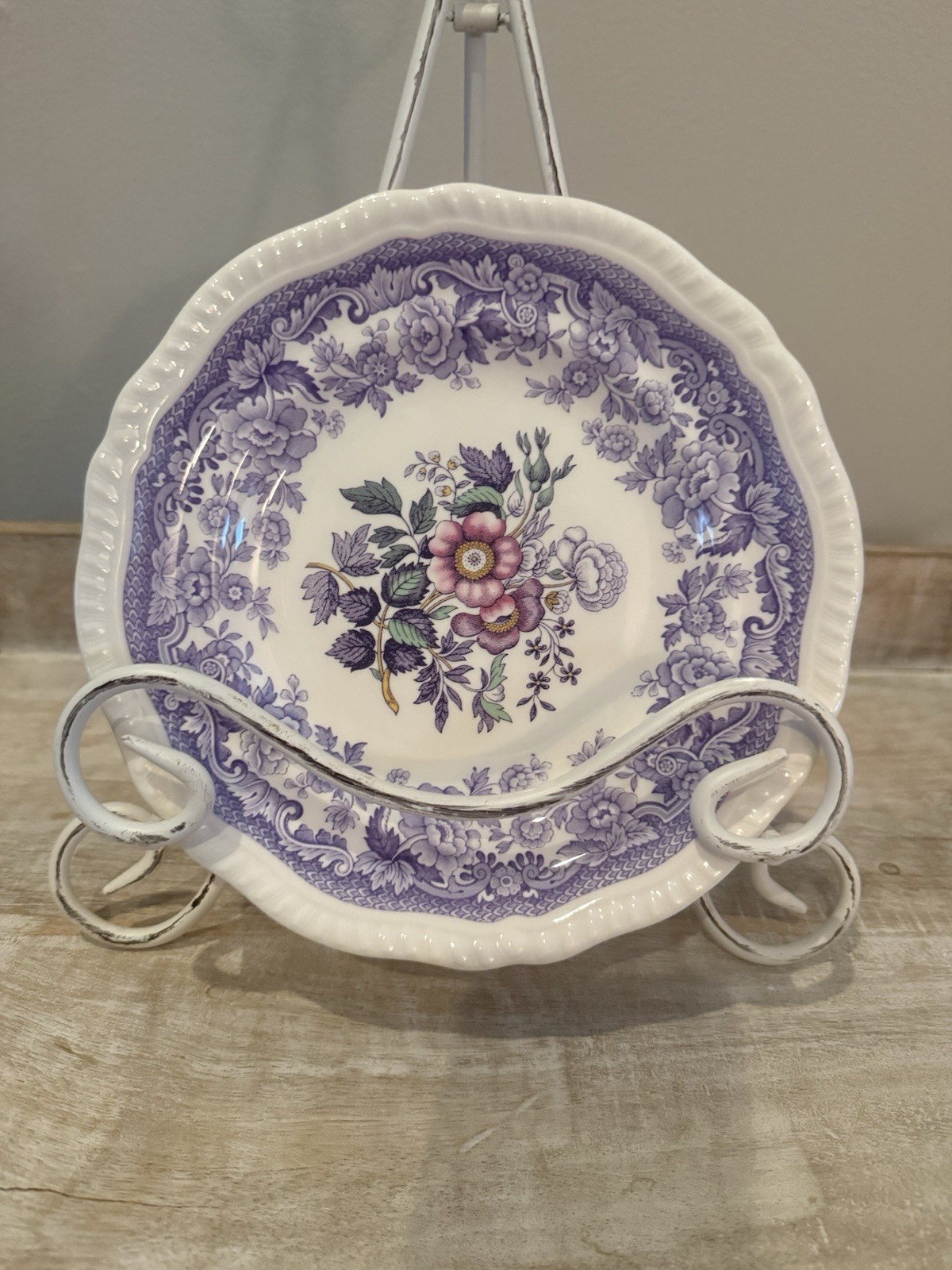 Copeland Spode Mayflower Salad Plates Set of 4 Salad Plates 7 3/4\