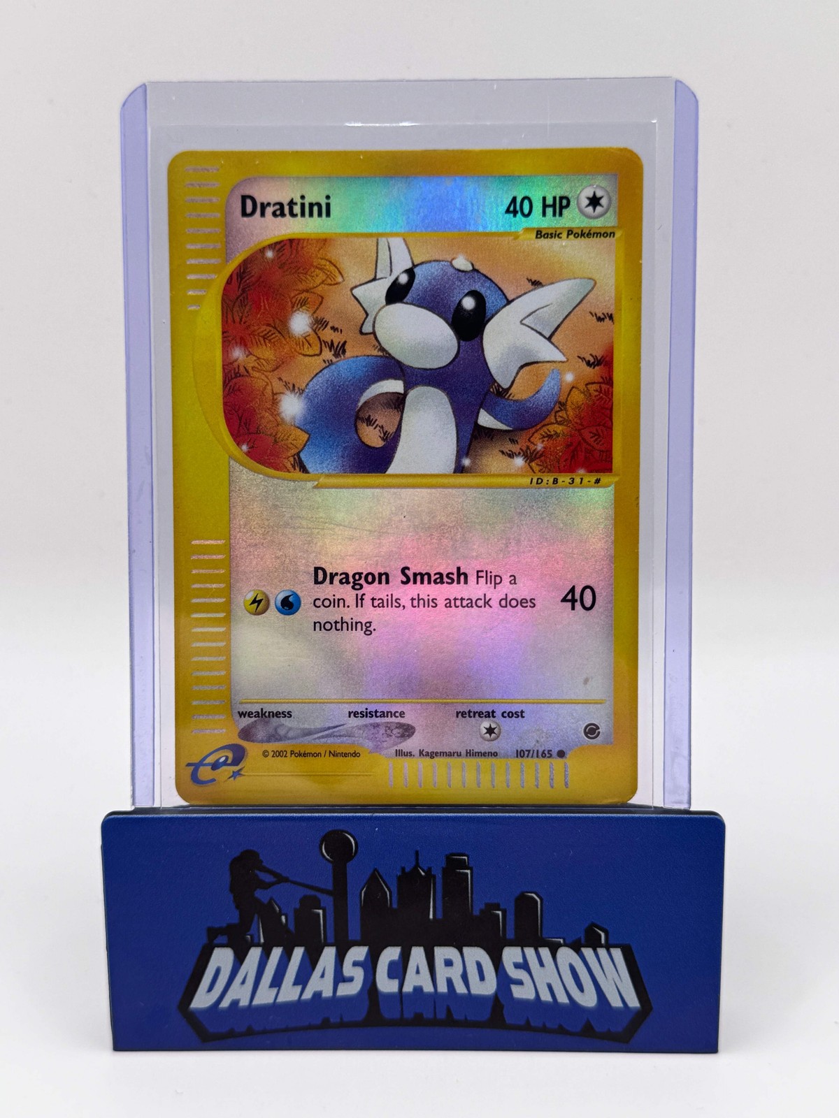 2002 Pokemon - Dratini (Rev. Foil) - 107/165 Expedition HP