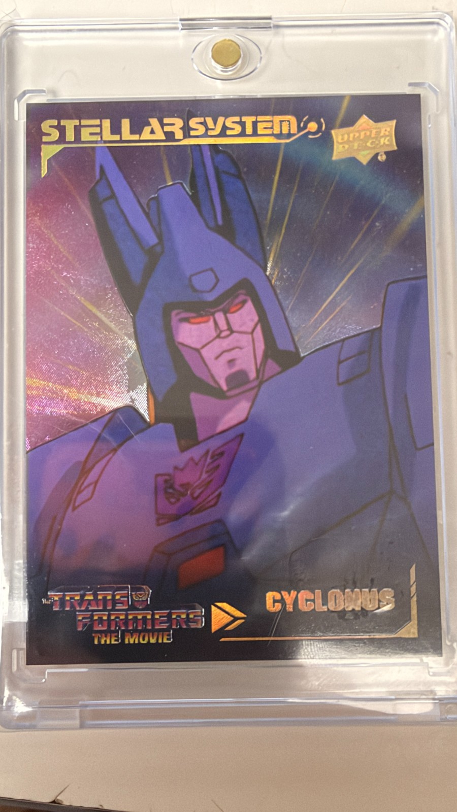 2026 Upper Deck Transformers 40th Cyclonus Stellar System SUPERNOVA  89/99 SS-10
