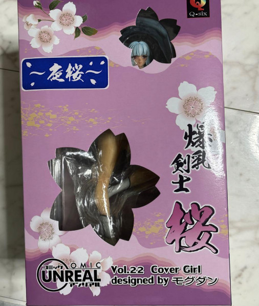 Q-six Bakunyu Kenshi Sakura Comic Unreal Vol.22 Cover Girl by Mogudan 1/7 Figure