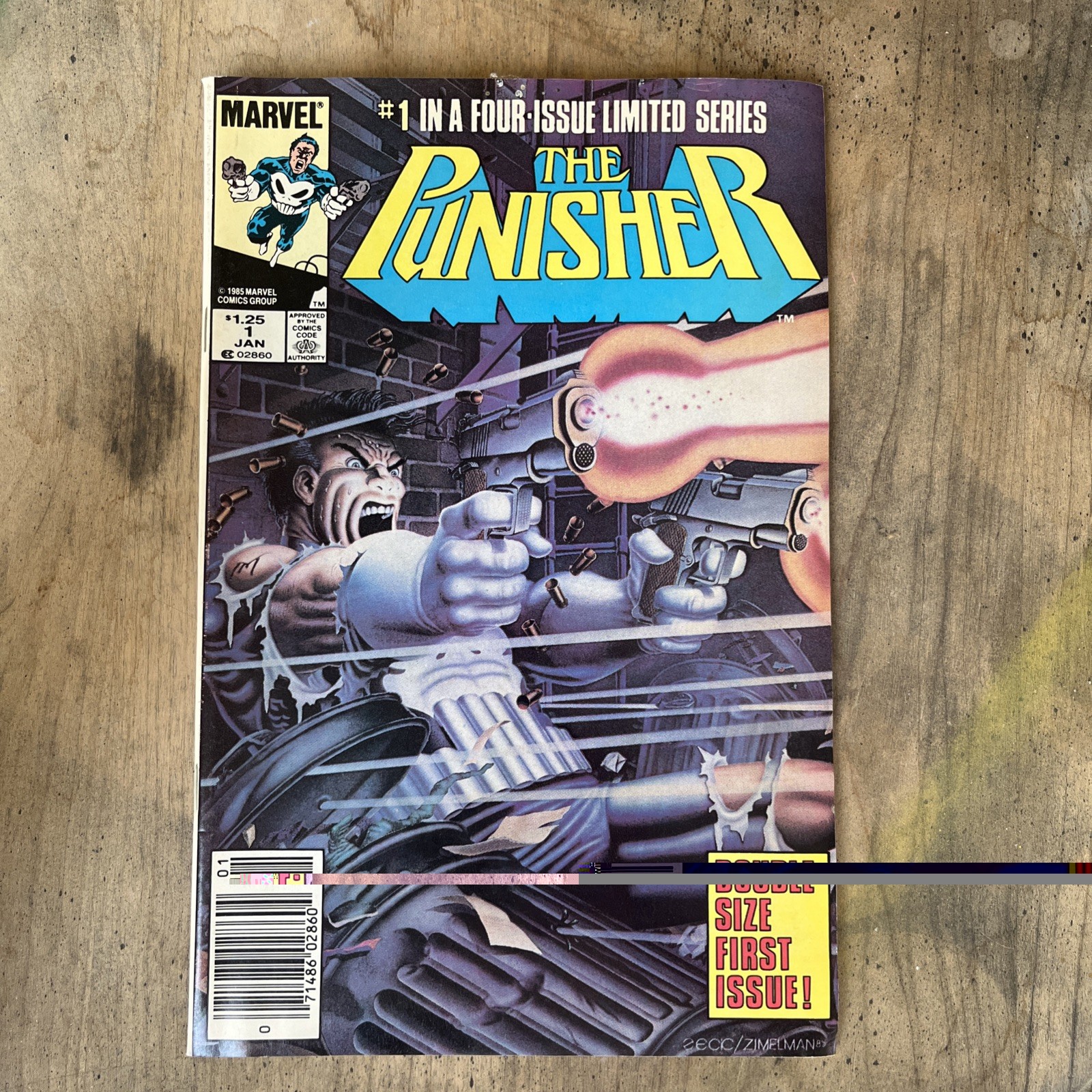 Punisher Limited Series #1 (1986) Newsstand 