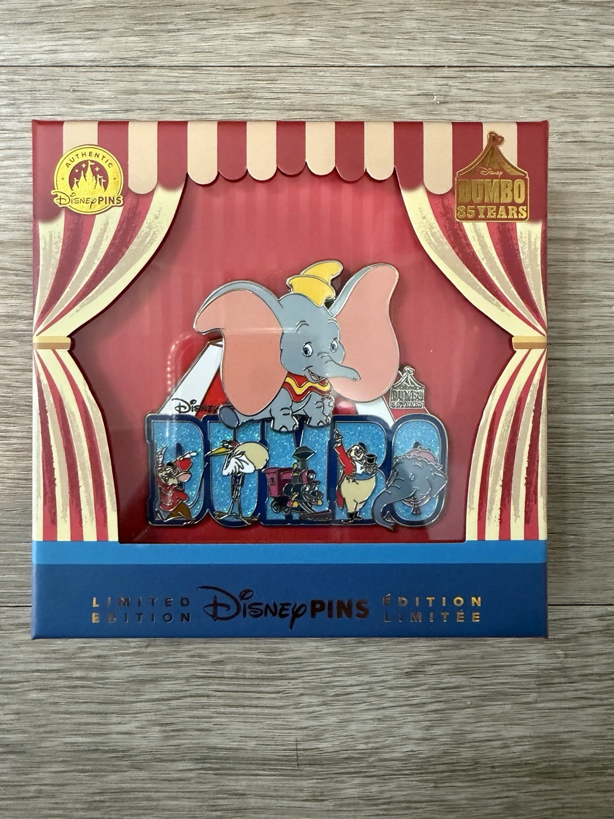 Disney Dumbo 85th Anniversary Mini Jumbo Pin LE 4000 October 2026 IN HAND