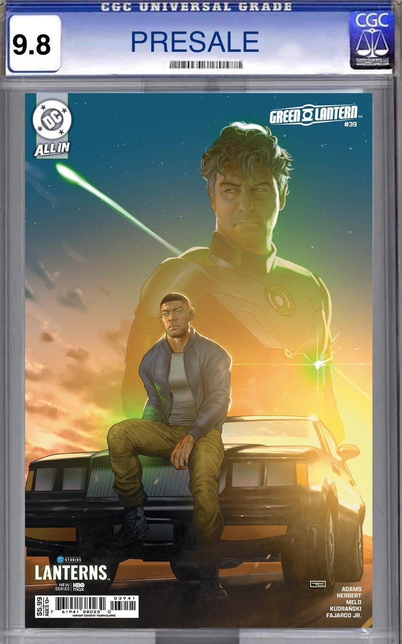 PRESALE: CGC 9.8 GREEN LANTERN #39 Cvr D CLARKE LANTERNS VARIANT (9/23/26)