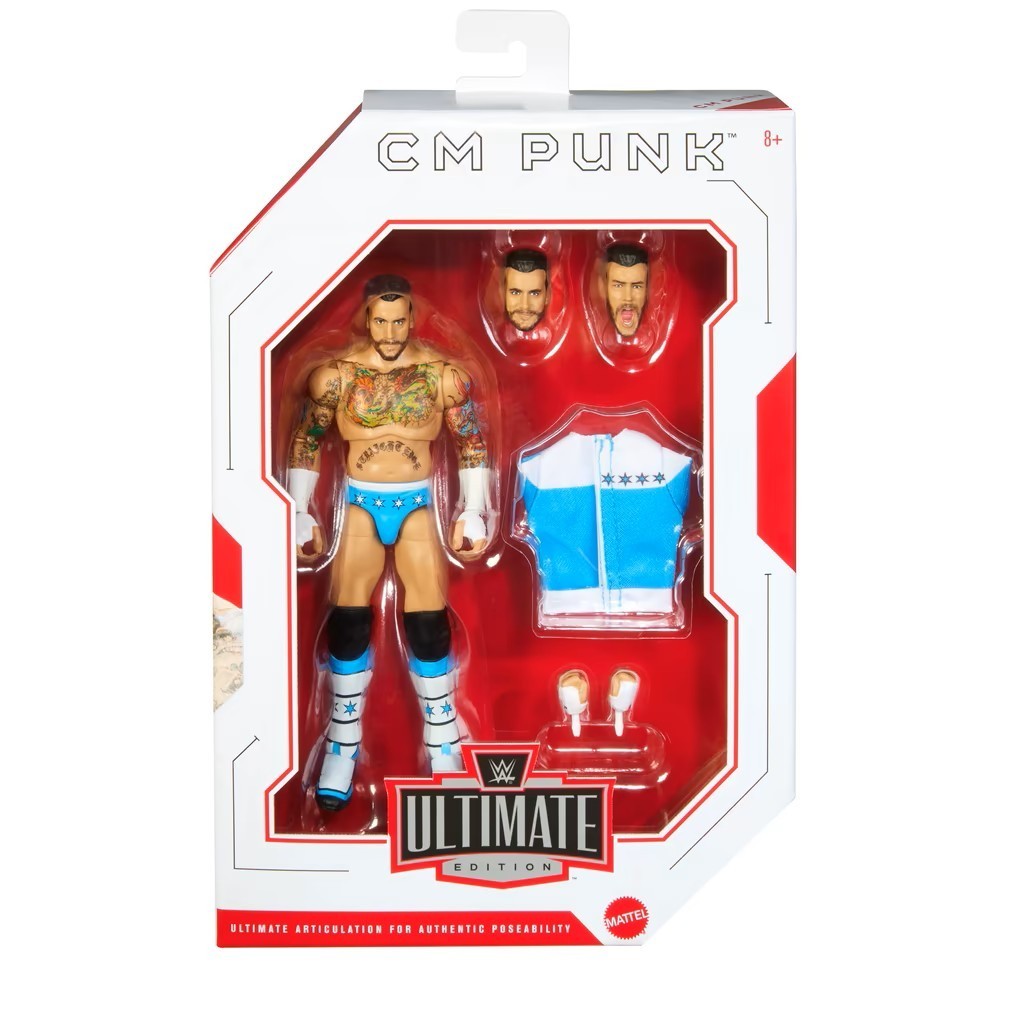 CM Punk WWE Action Figure - 2026 Ultimate Edition Wave 33