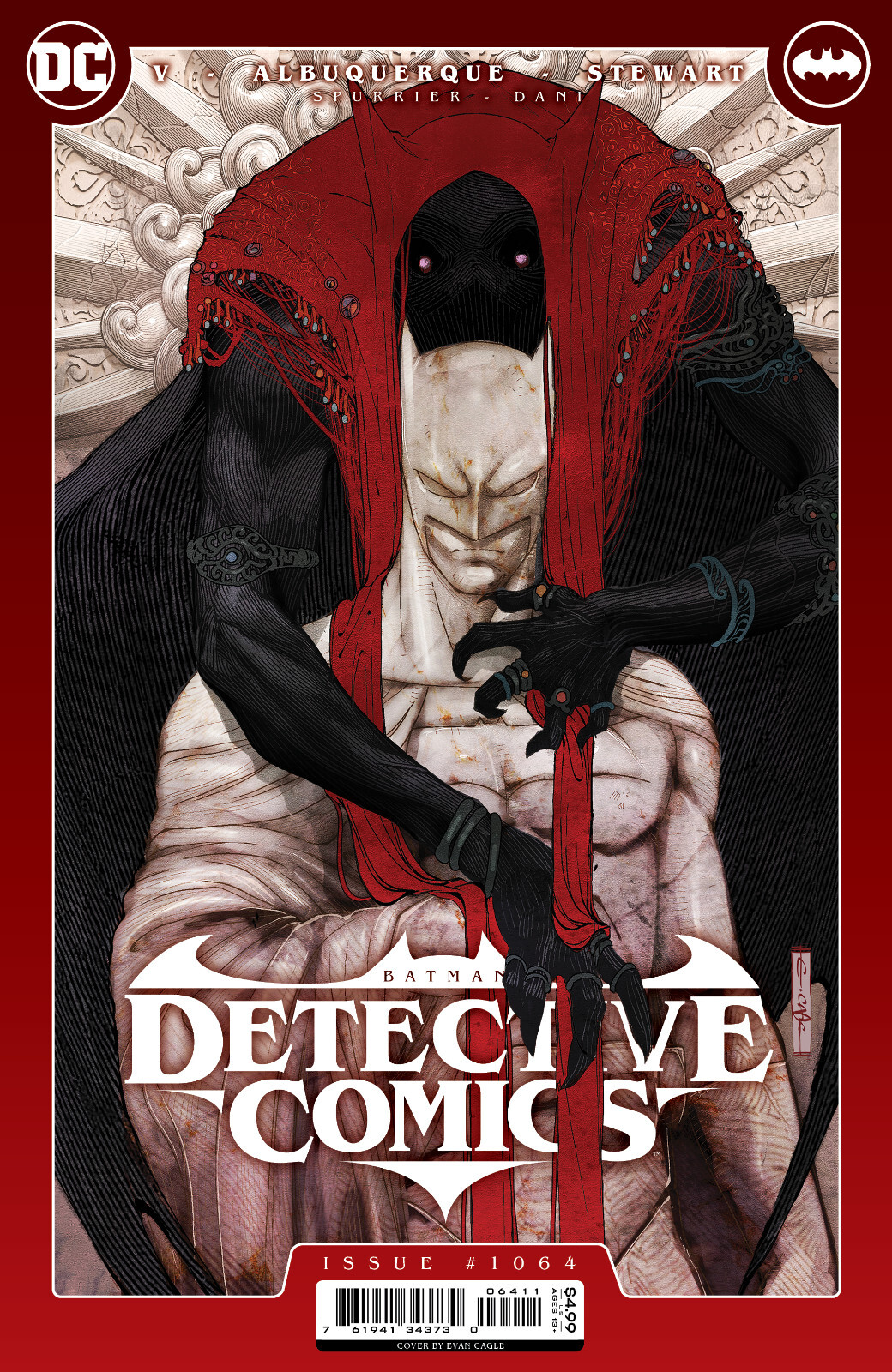 DETECTIVE COMICS #1064 (EVAN CAGLE VARIANT)(2022) COMIC BOOK ~ DC Comics