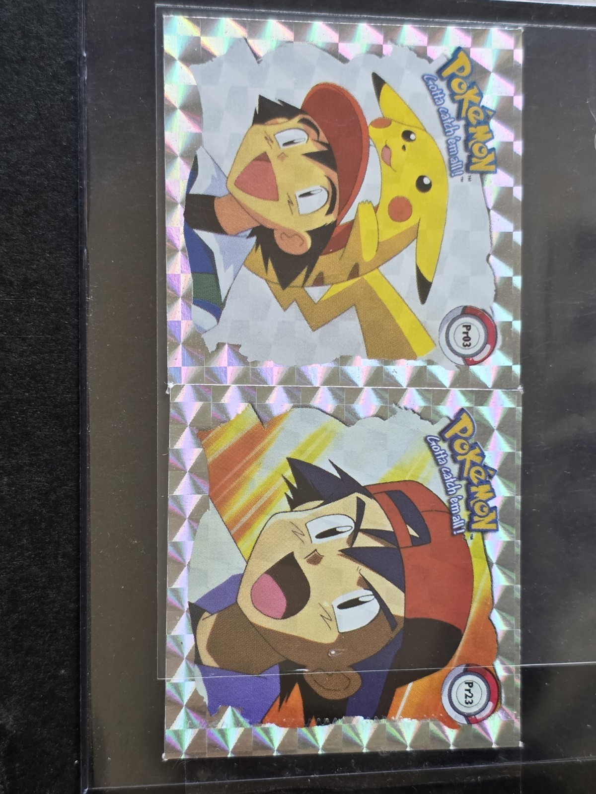 Ash And Pikachu Armada Sticker Collection Mint Condition 