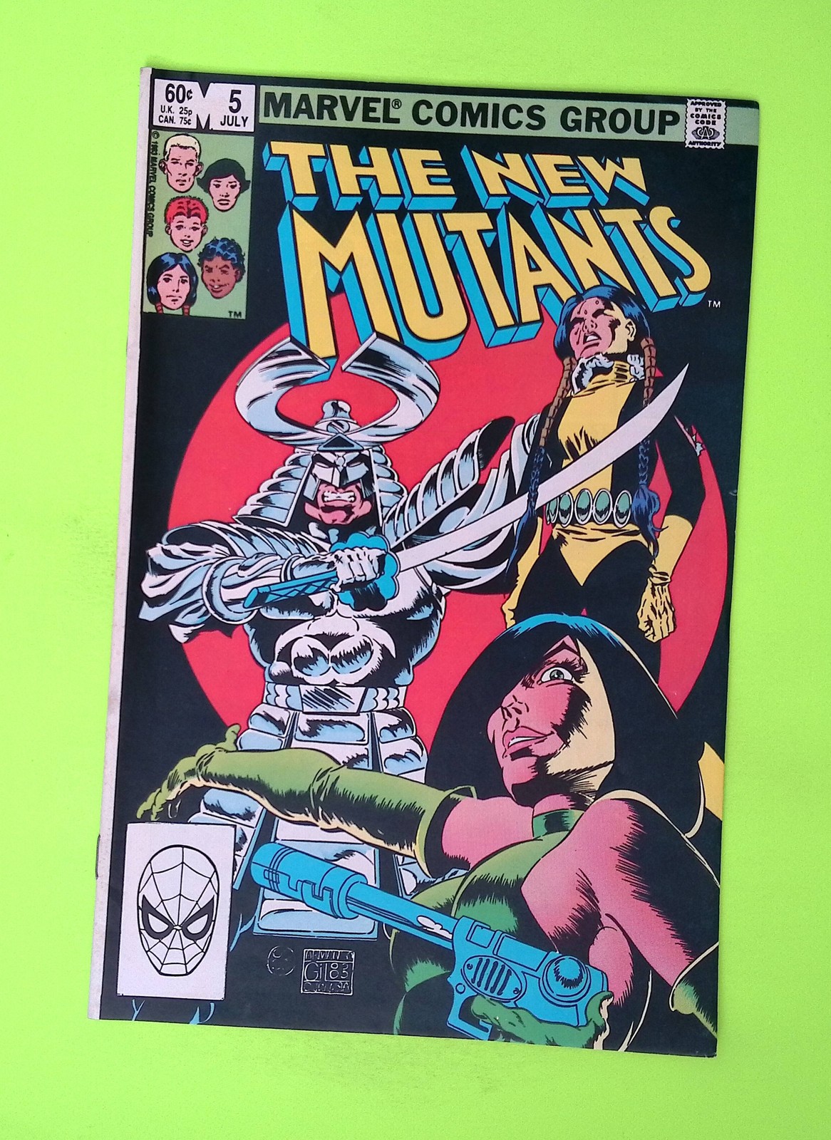 New Mutants #5 Vol. 1 1983 Marvel Comics High Grade Comic Book P62-23