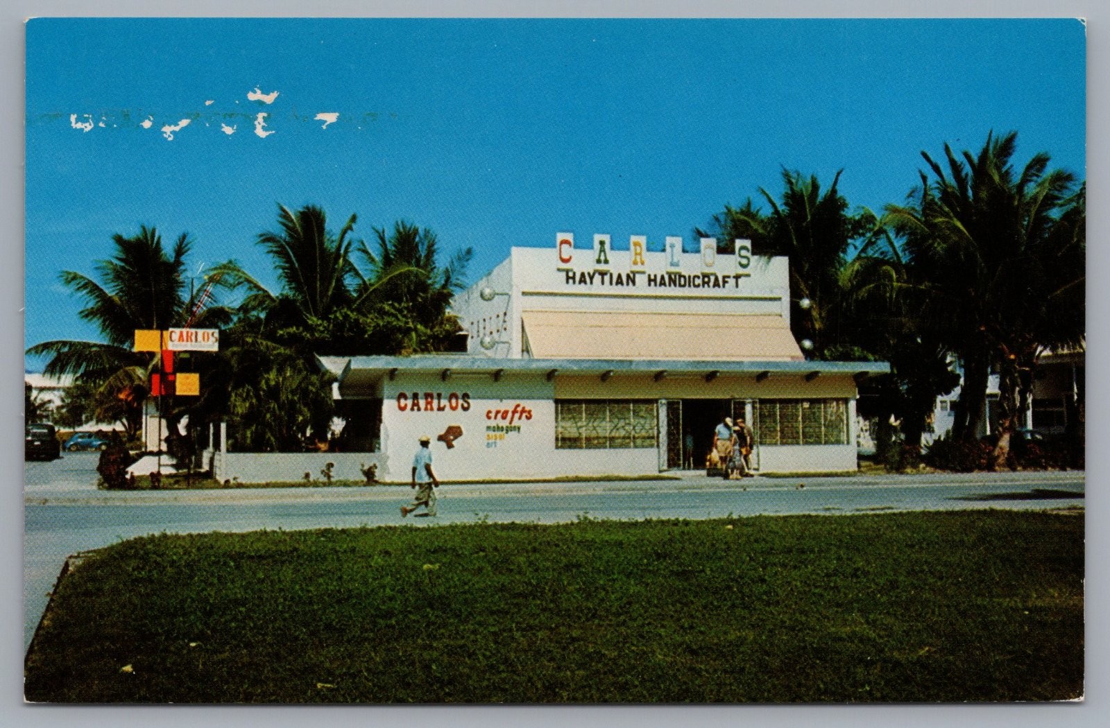 Carlos Haitian Handicraft Store Port-au-Prince Haiti Postcard