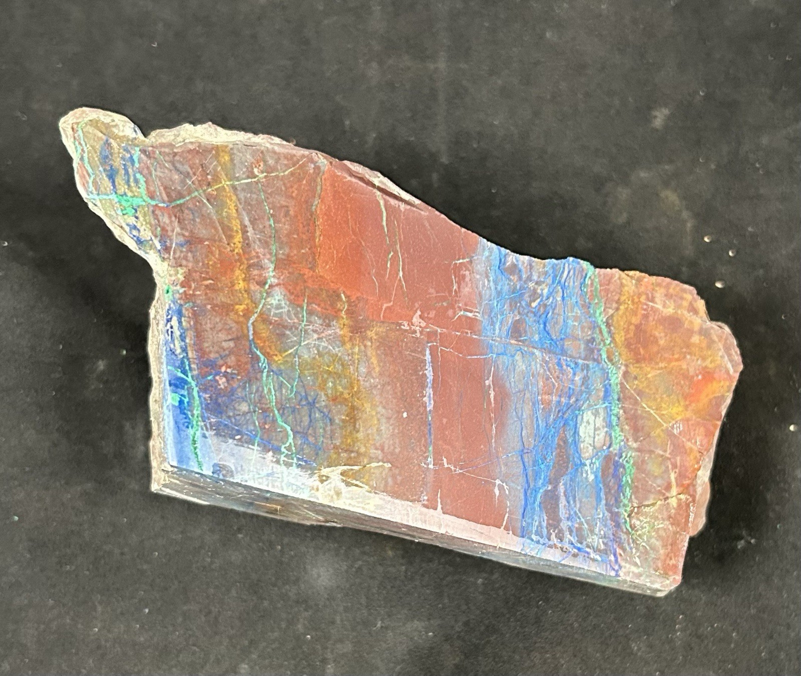 990g Of Natural Zarinite Rough Specimen Cabbing  Jewelry Russian Very Rare Size