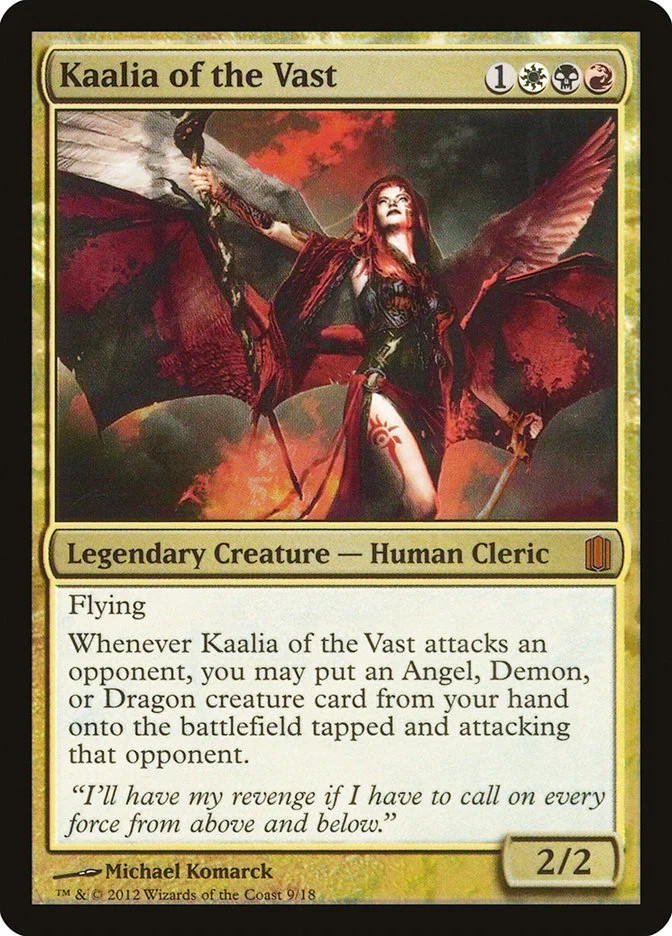 Kaalia of the Vast [Commander\'s Arsenal] Foil Near Mint MTG