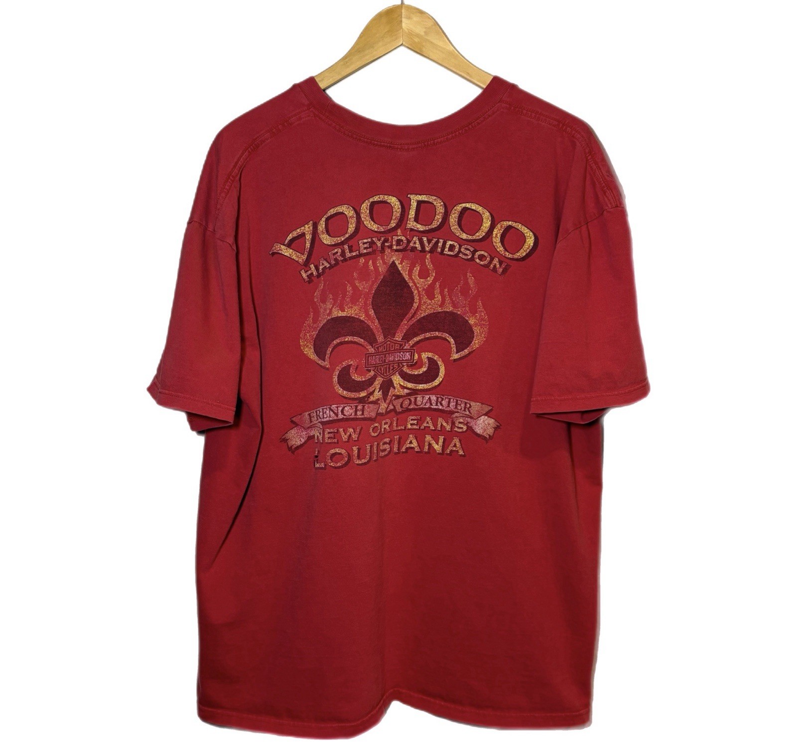 HARLEY-DAVIDSON 2000s New Orleans Men’s Short Sleeve T Shirt Size 2XL Vintage