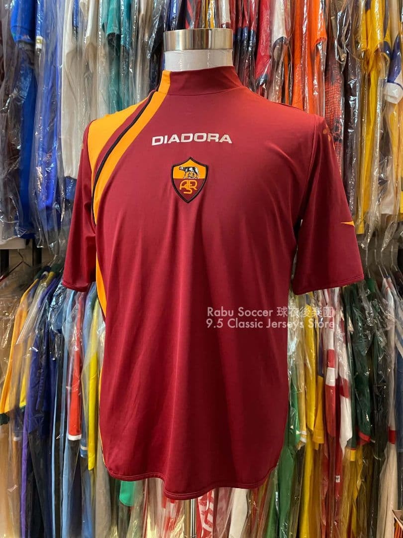 AS Roma 05 06 Home Uniform Size L 69cm From Japan AS Roma 05 06 Home Uniform Size L 69cm From Japan
