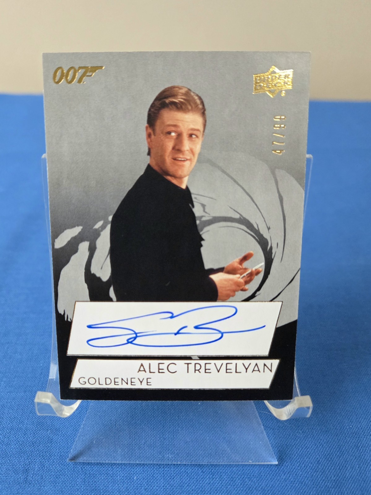 James Bond Collection SPA-SB As Alex Trevelyan 47/99 Autographed by Sean Bean