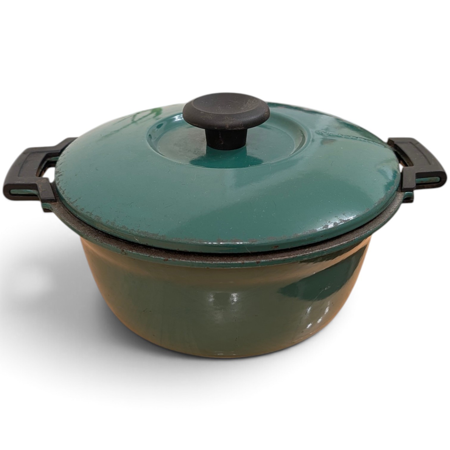 Vintage Le Cruset Cousances Enamel Cast Iron Dutch Oven 26 Made In France