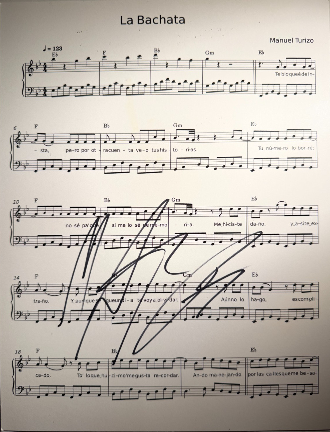 MANUEL TURIZO SIGNED AUTOGRAPHED \