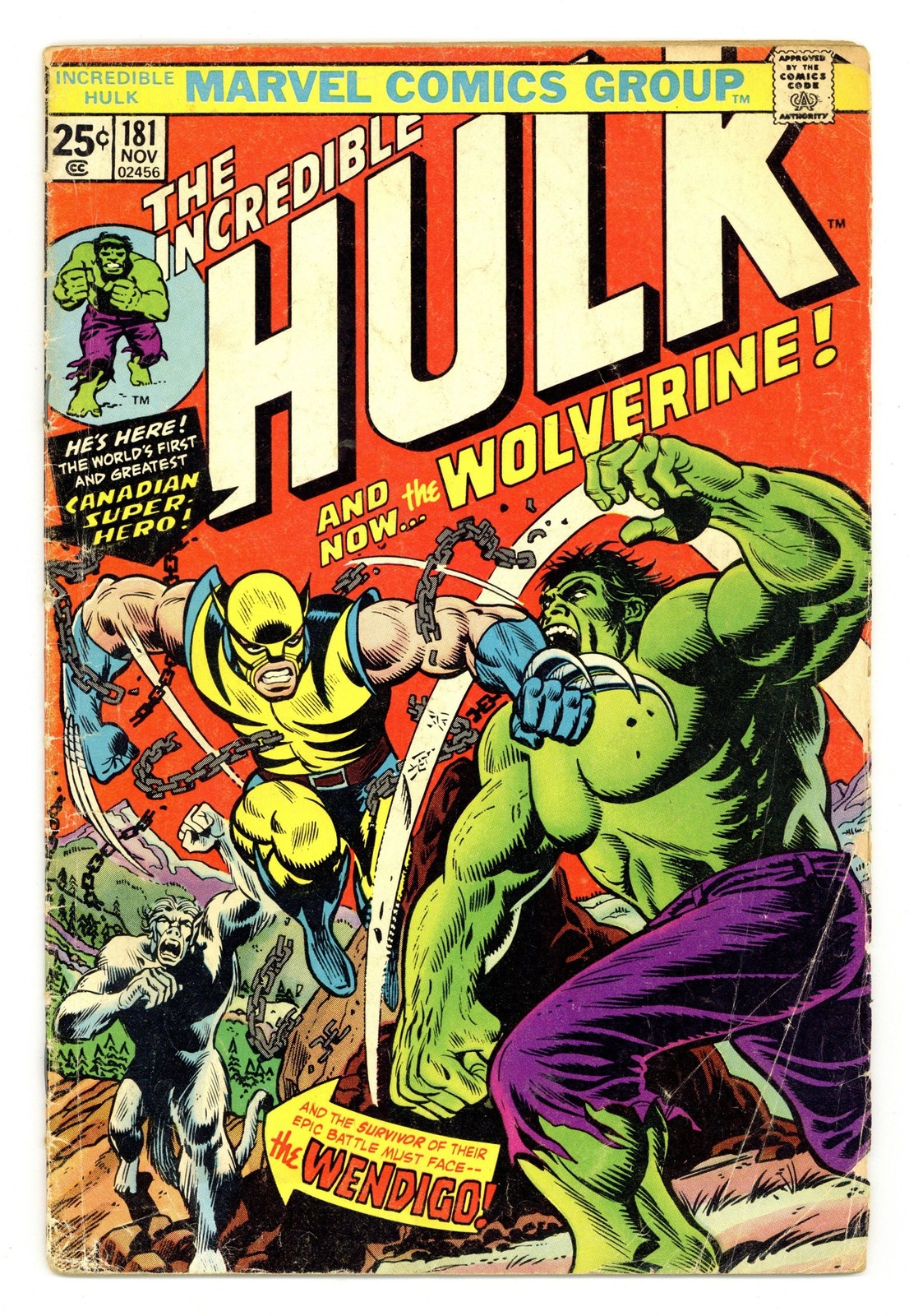 Incredible Hulk #181 PR 0.5 1974 1st app. Wolverine