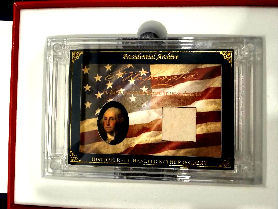 2025 George Washington Presidential Archive Historic Relic Word From POTUS